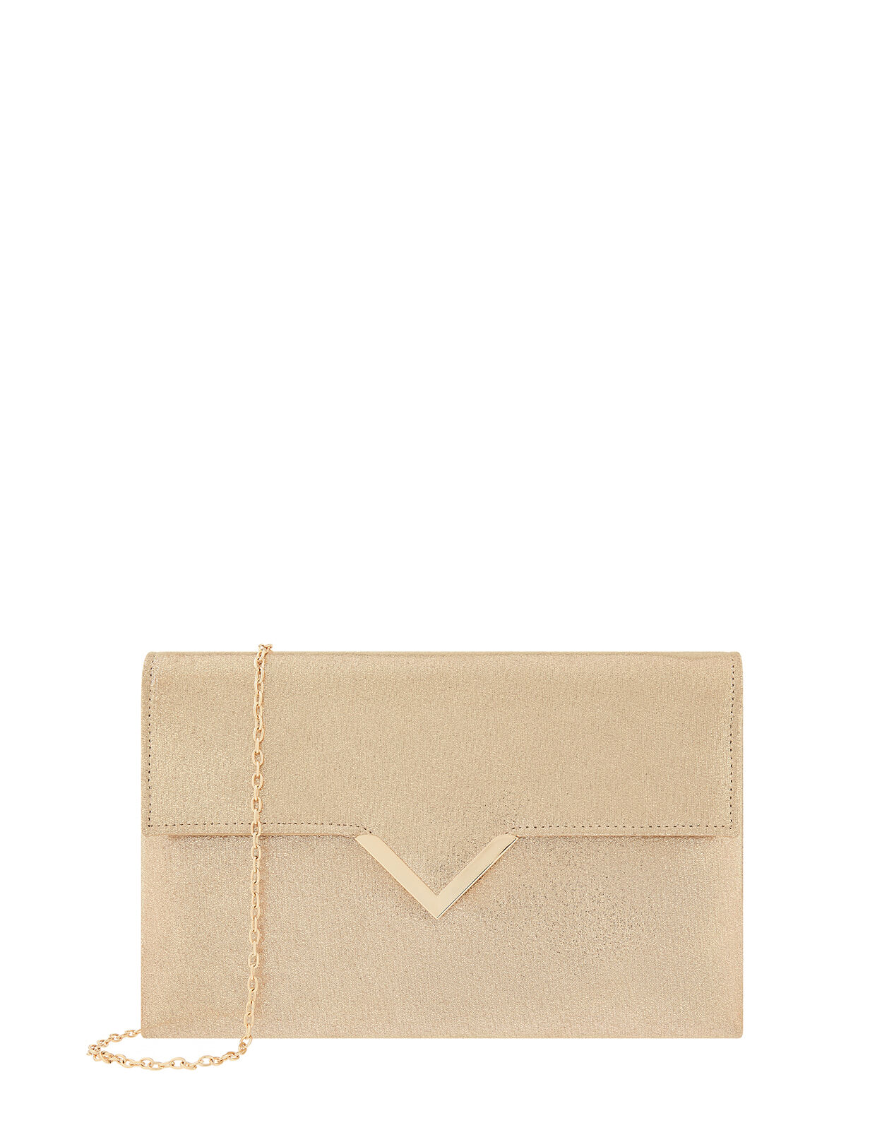 gold envelope clutch