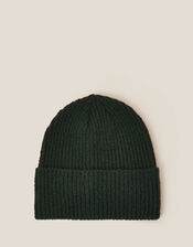 Soho Knit Beanie Hat, Green (GREEN), large