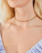 Chain Choker Necklace Set of Three, , large