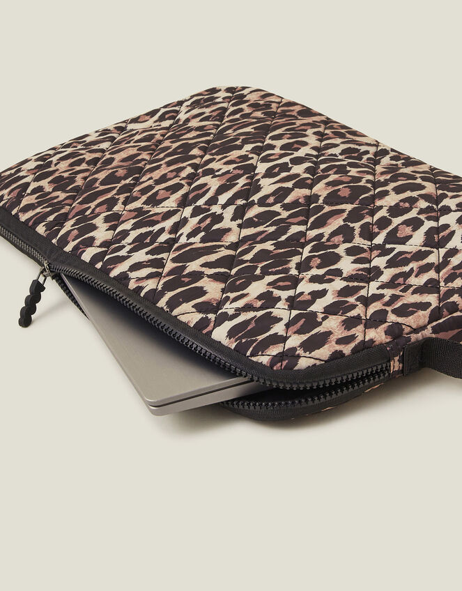 Leopard Print Laptop Case, , large