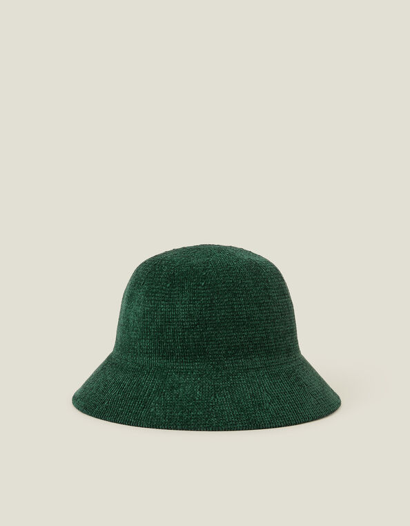 Chenille Bucket Hat, Green (GREEN), large