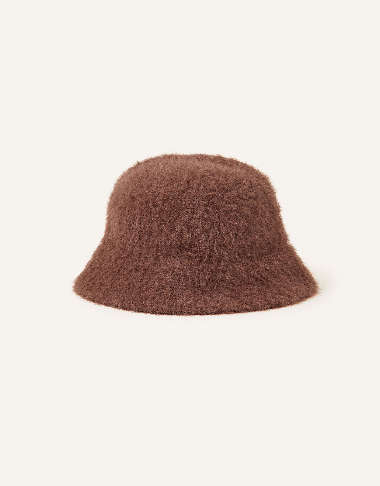 Fluffy Bucket Hat Brown