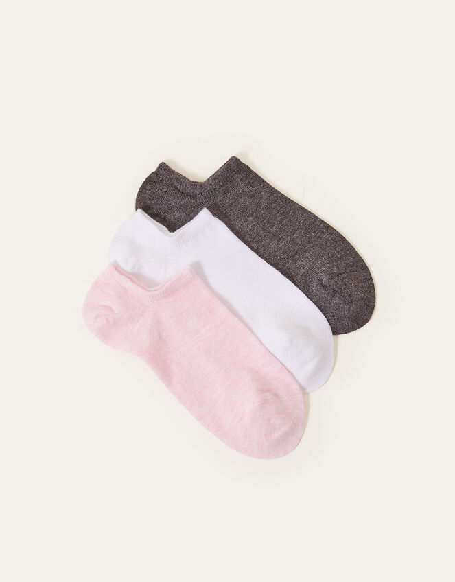 Supersoft Cotton Ankle Socks Set of Three Multi | Socks & Tights ...