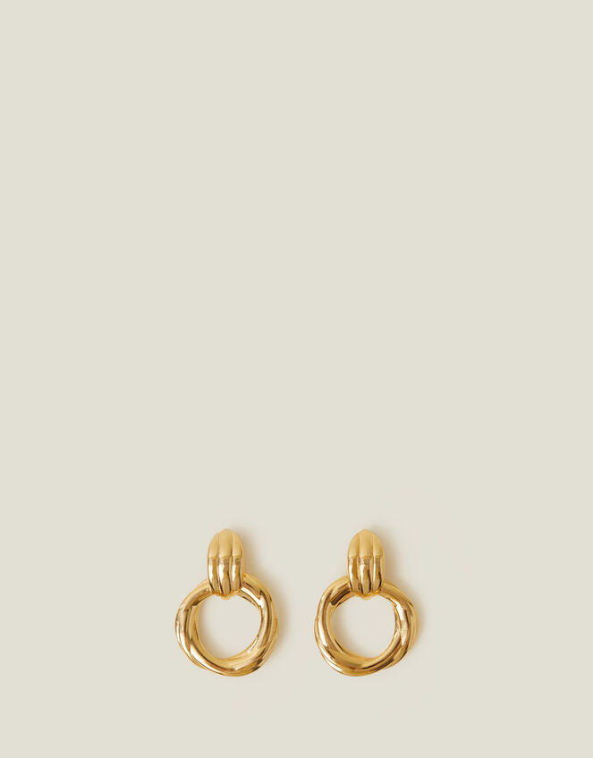 14ct Gold-Plated Door Knocker Studs, , large