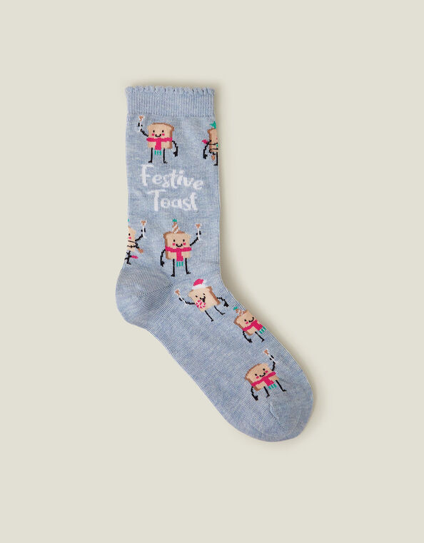 Festive Toast Socks, , large