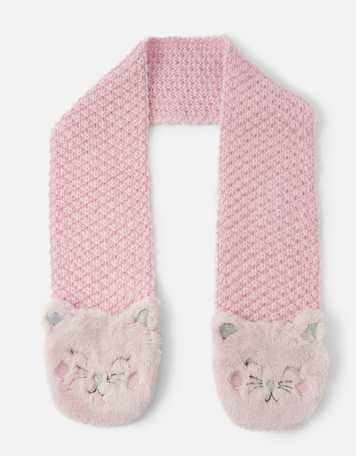 cat scarf and gloves