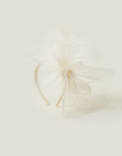 Mia Mini Crin Fascinator, Ivory (IVORY), large