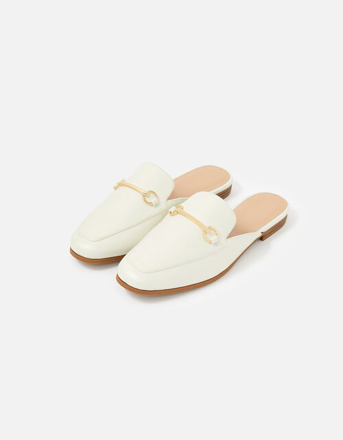 Backless Loafer White | Flat shoes | Accessorize Global