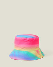 Girls Ombre Reversible Bucket Hat, Multi (PASTEL MULTI), large