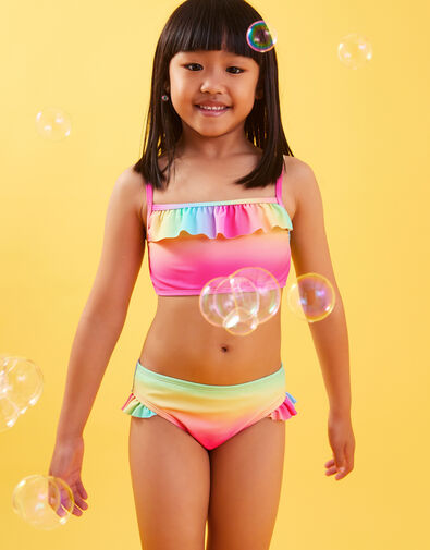 Girls Ombre Bikini Set, Multi (PASTEL MULTI), large