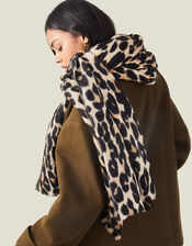 Leopard Blanket Scarf, , large