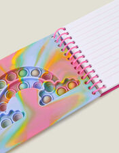 Girls Rainbow Push Popper Notebook, , large