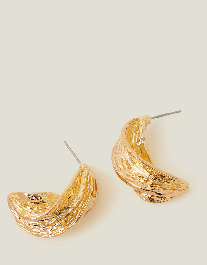 Banana Hoop Earrings, , large