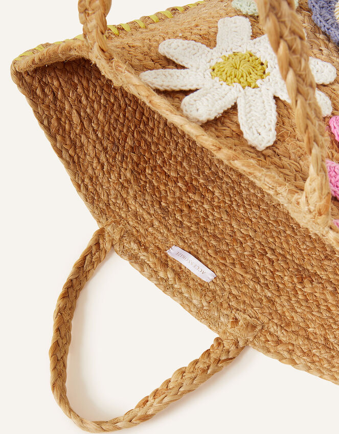 flower-applique detail crossbody bag Giallo