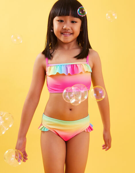 Girls Ombre Bikini Set, PASTEL MULTI, large