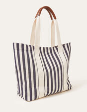 Stripe Shopper Bag, , large