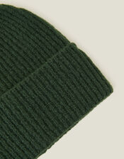 Soho Knit Beanie, Green (KHAKI), large