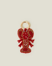 Embellished Lobster Bag Charm, , large