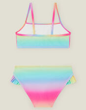 Girls Ombre Bikini Set, PASTEL MULTI, large