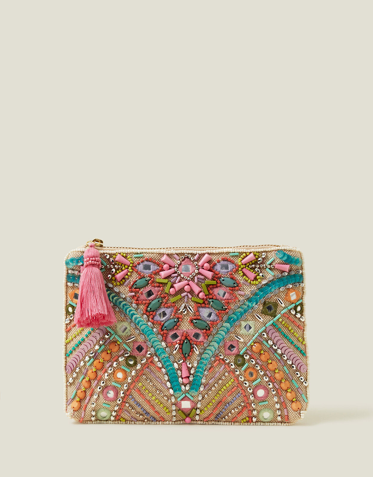 America & Beyond Embellished Zodiac Sign Coin Pouch - QVC.com