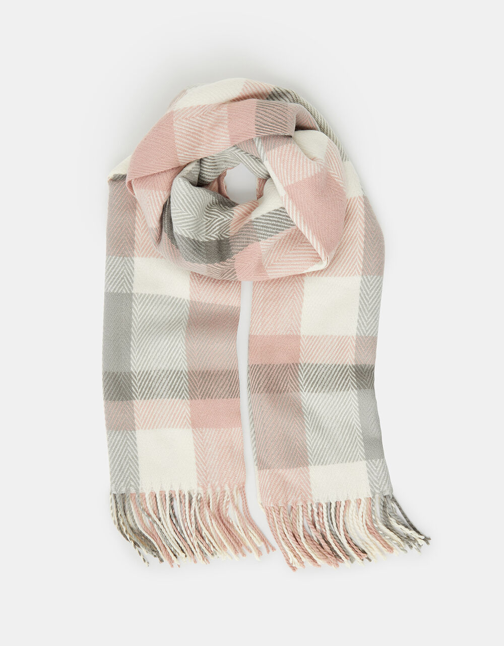 Poppy Pastel Check Blanket Scarf | Blanket scarves | Accessorize UK