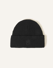 Crown Beanie , Black (BLACK), large