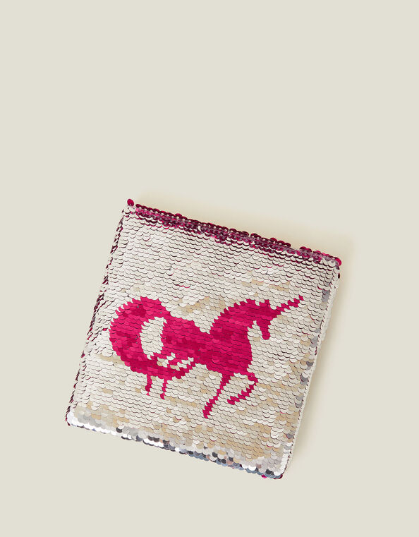 Girls Unicorn Sequin Notebook, , large