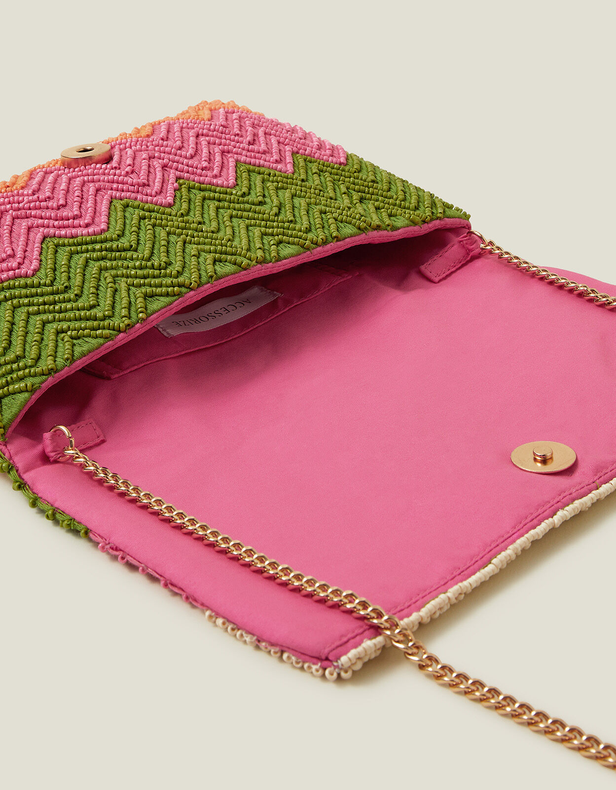 Zig Zag Clutch Bag