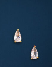 14ct Gold-Plated Pear Studs, , large