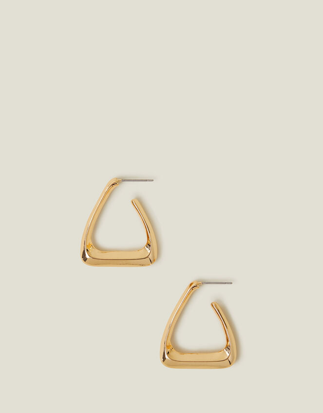 Triangle Hoop Earrings, , large