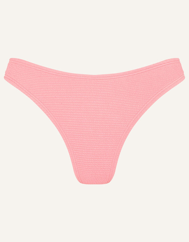 Crinkle Bikini Bottoms, Pink (PINK), large