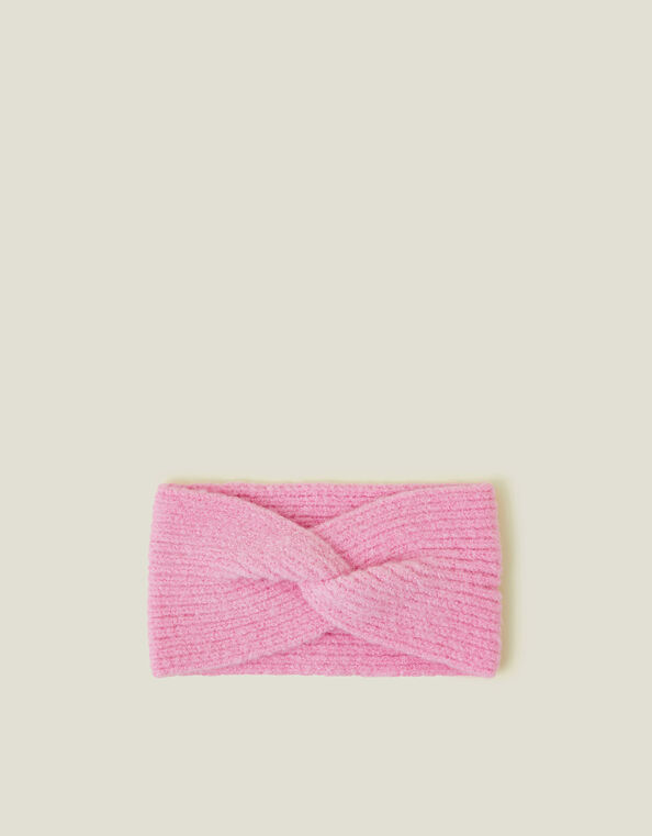 Soft Knit Bando Headband, Pink (PINK), large