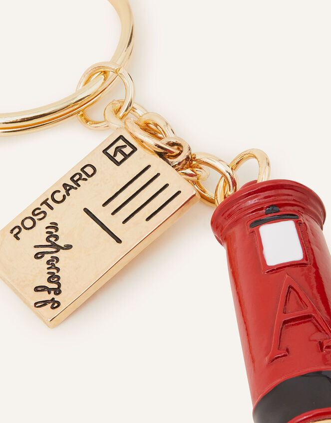 London Postbox Keyring, , large