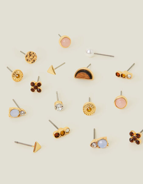 10-Pack Stud Earrings, , large