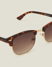 Classic Square Tortoiseshell Sunglasses, , large