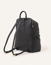 Classic Zip Around Backpack, Black (BLACK), large