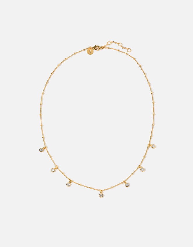 Gold-Plated Droplet Necklace | Z for Accessorize | Accessorize UK