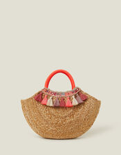 Jute Basket Bag, , large