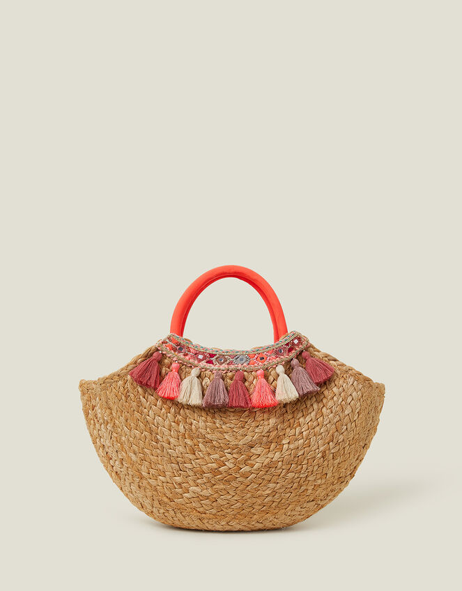 Jute Basket Bag, , large