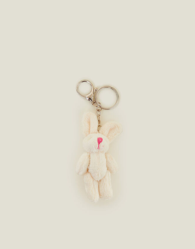 Fluffy Bunny Bag Charm, , large