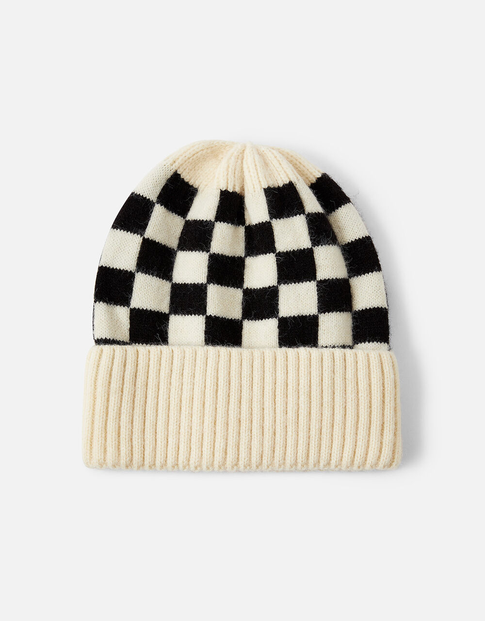 Checkerboard Beanie Hat | Beanies & Winter hats | Accessorize UK