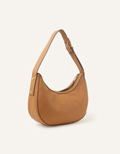 Scoop Shoulder Bag, Tan (TAN), large