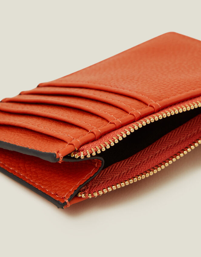 Classic Card Holder, Orange (ORANGE), large