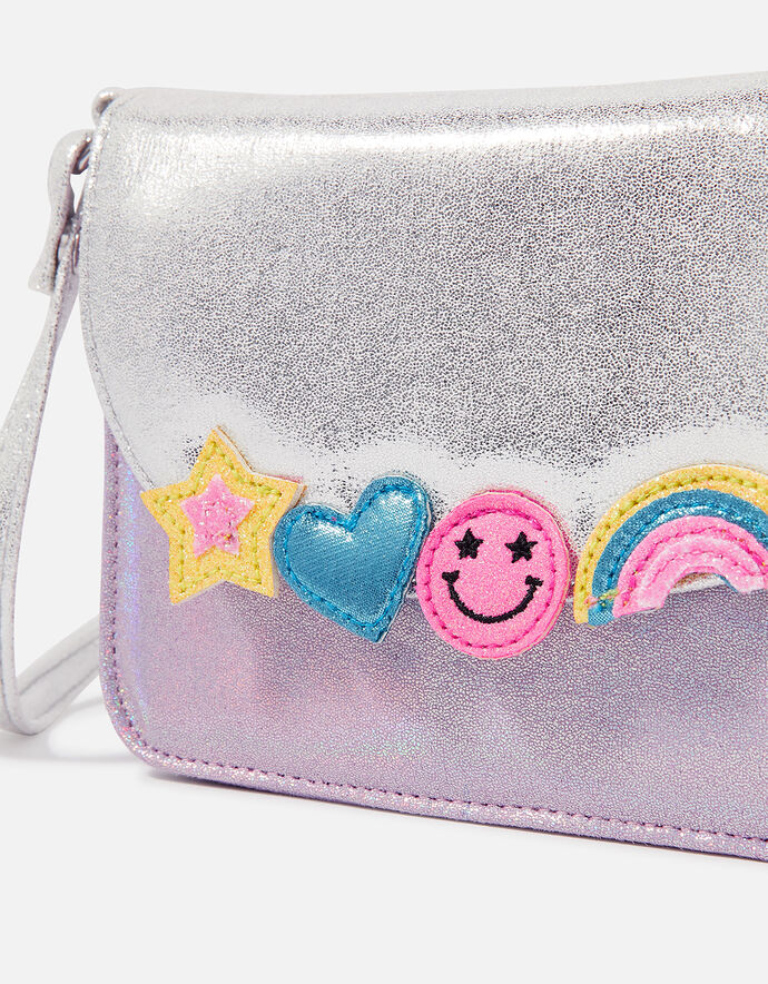 Girls Emoji Badge Cross-Body Bag | Girls crossbody | Accessorize UK