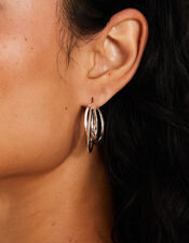 Layered Hoop Earrings, , large