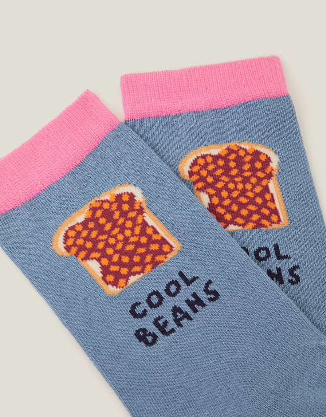 Cool Beans Printed Socks, , large