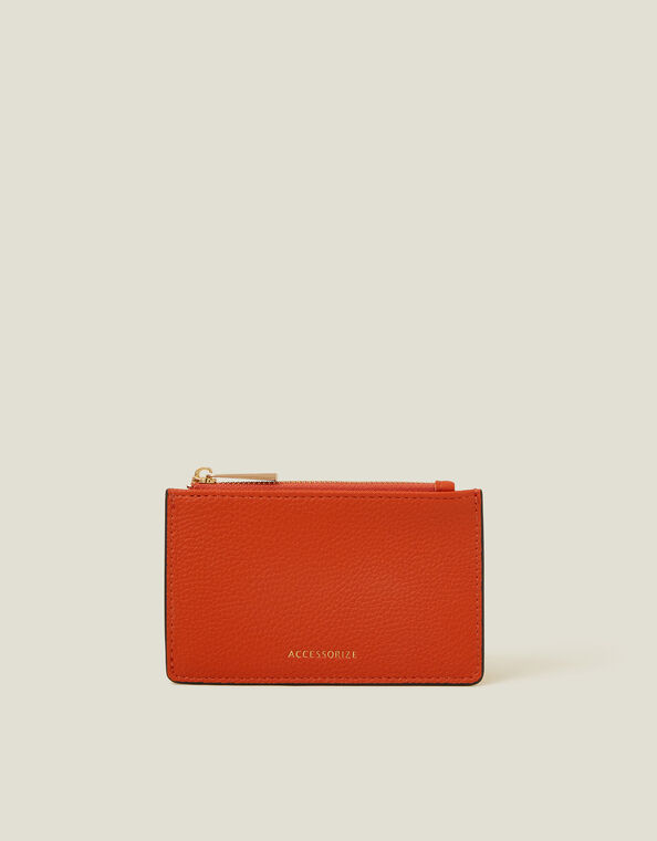 Classic Card Holder, Orange (ORANGE), large