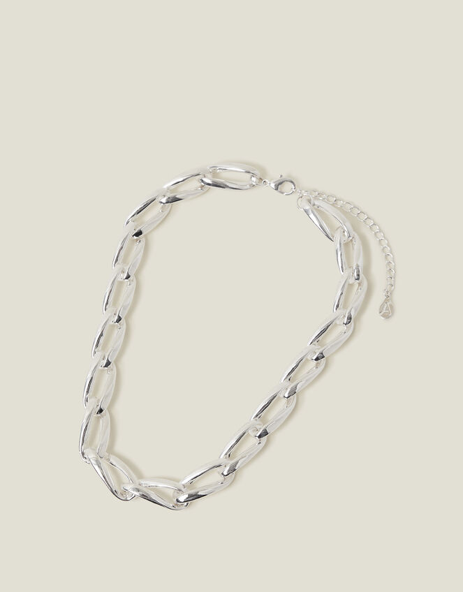 Twisted Chain Link Necklace, , large