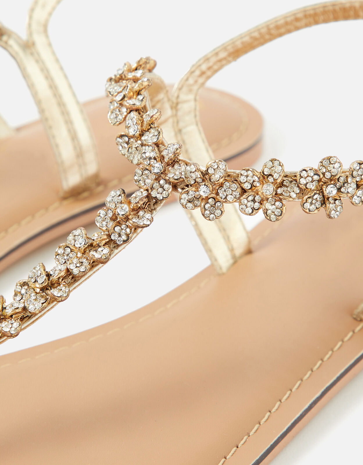 Buy CATWALK Gold Womens Braided Detail Embellished Sandals | Shoppers Stop