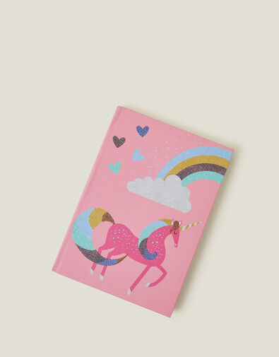 Girls Unicorn A5 Notebook, , large